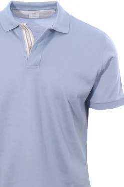 maglia polo in jersey di cotone