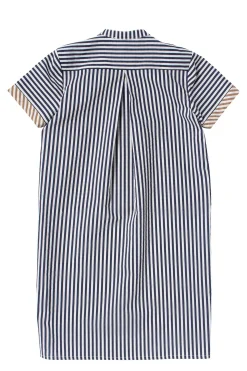 Maxi camicia rigata