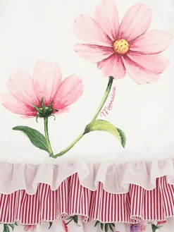 Maxi t-shirt fiori