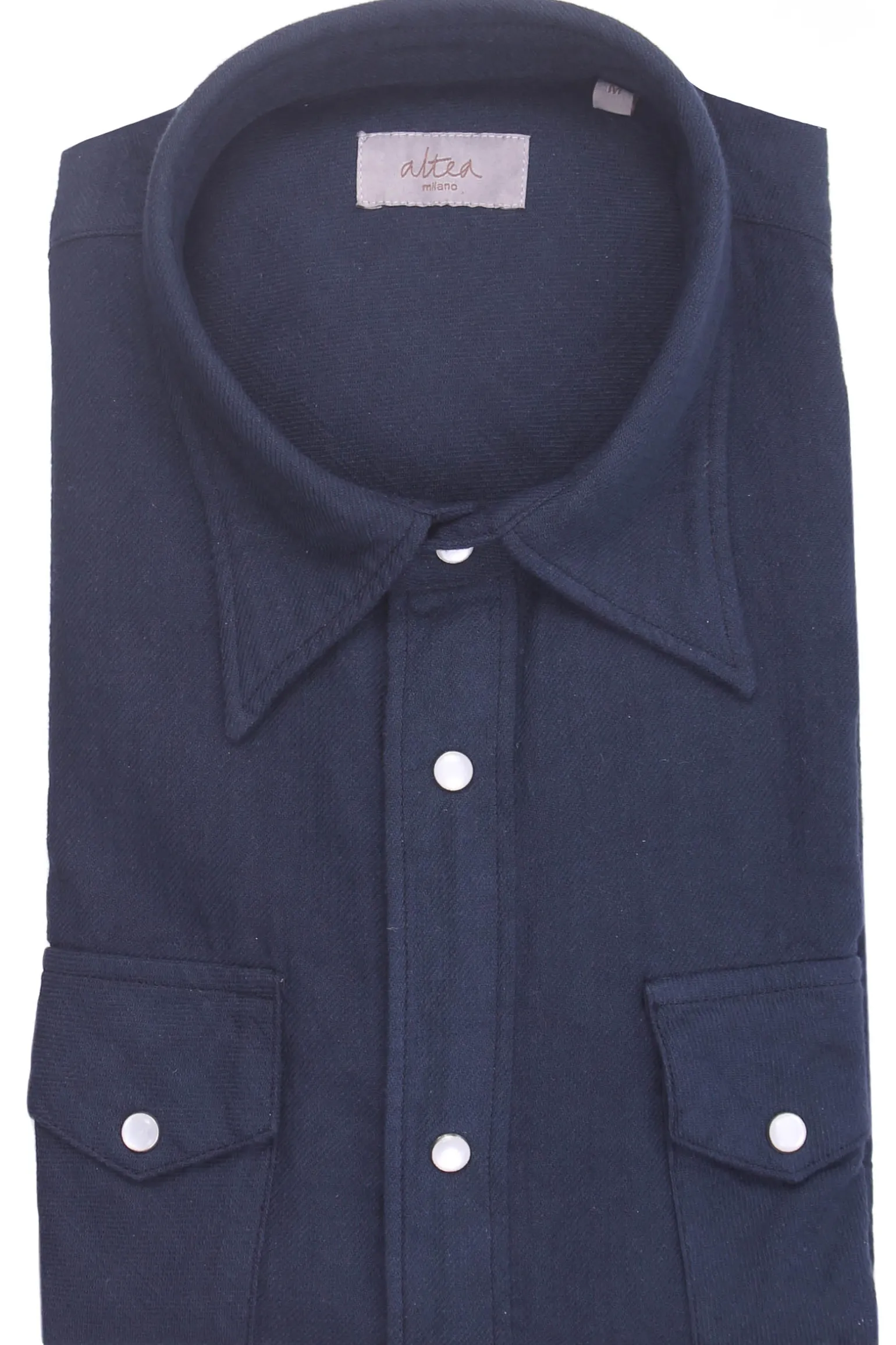 over shirt texana in cotone fiammato