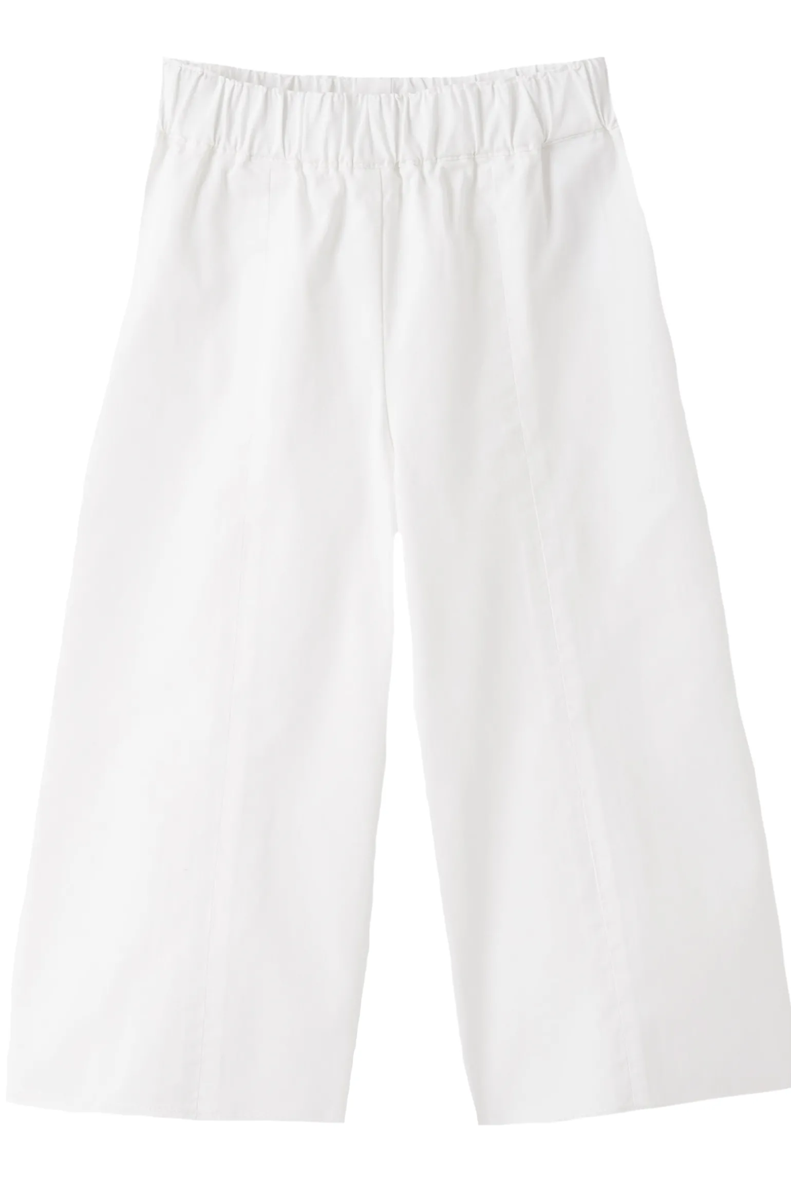 Pantalone a palazzo in cotone stretch