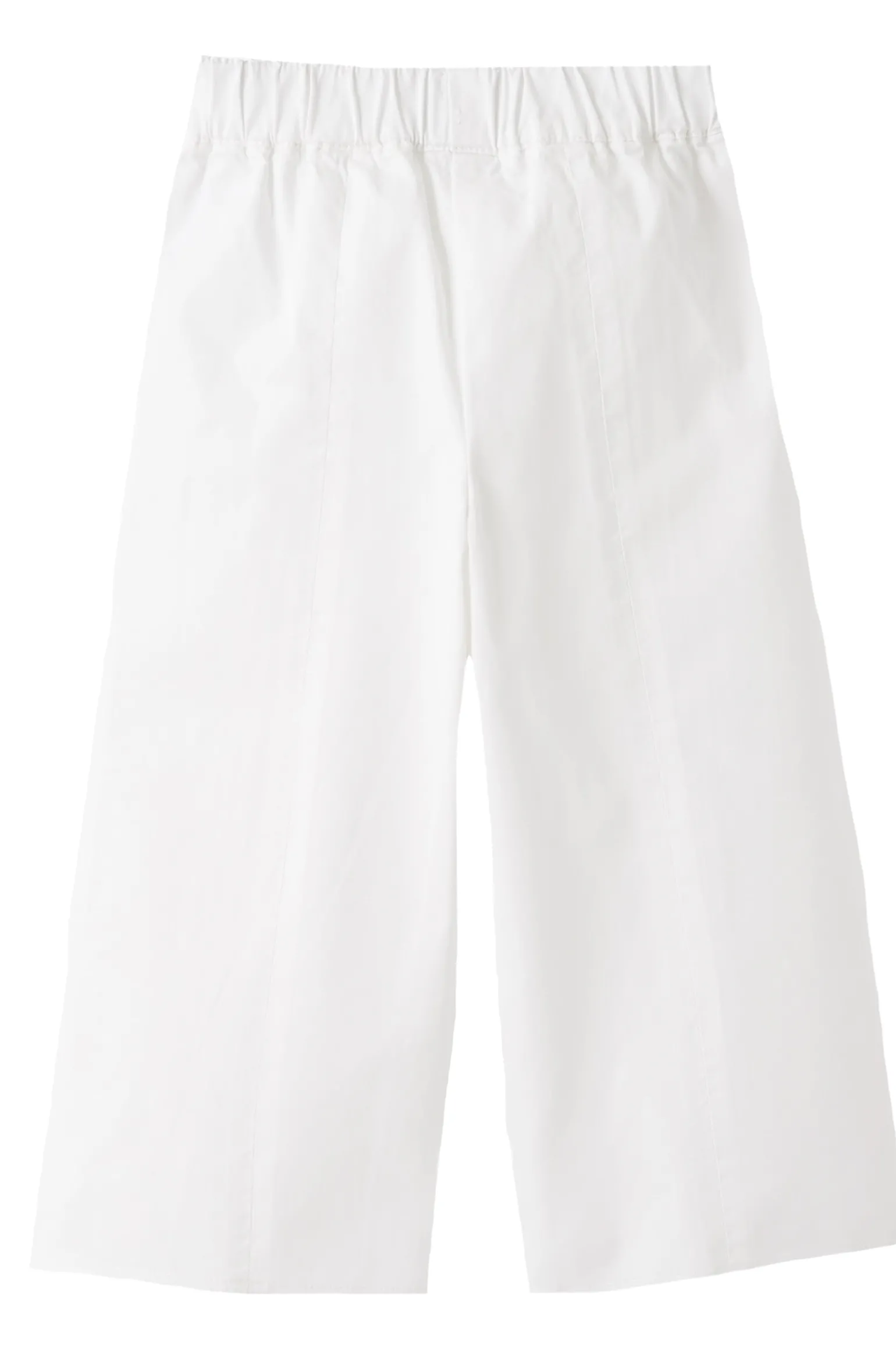 Pantalone a palazzo in cotone stretch