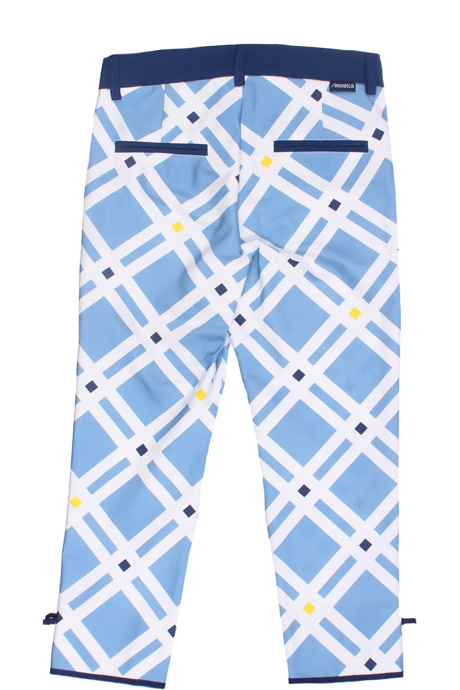 Pantalone a sigaretta in cotone stretch