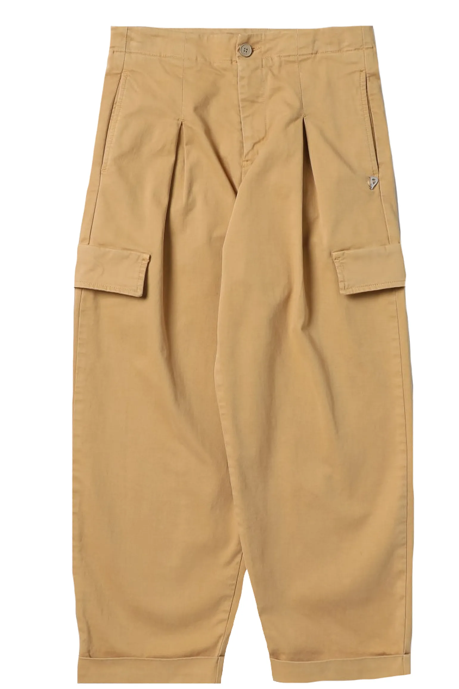 pantalone cargo in cotone stretch