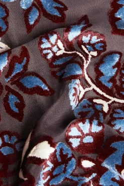 Pantalone ciniglia stampata