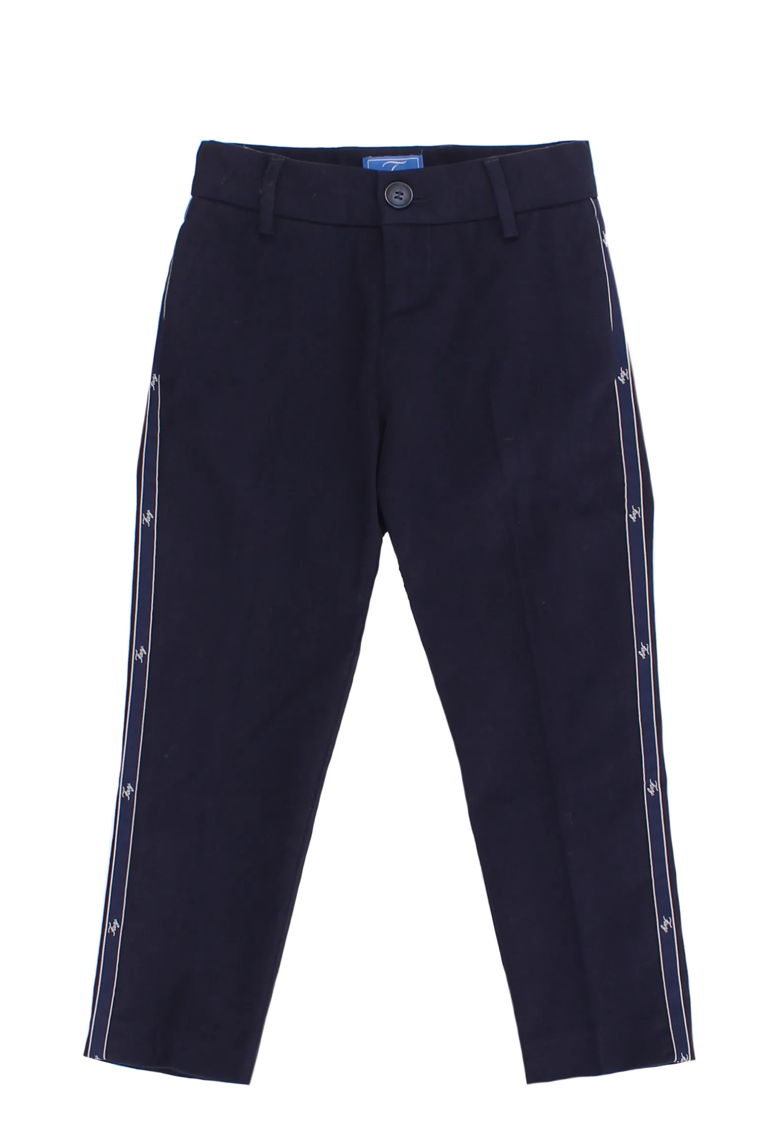 Pantalone con banda logata