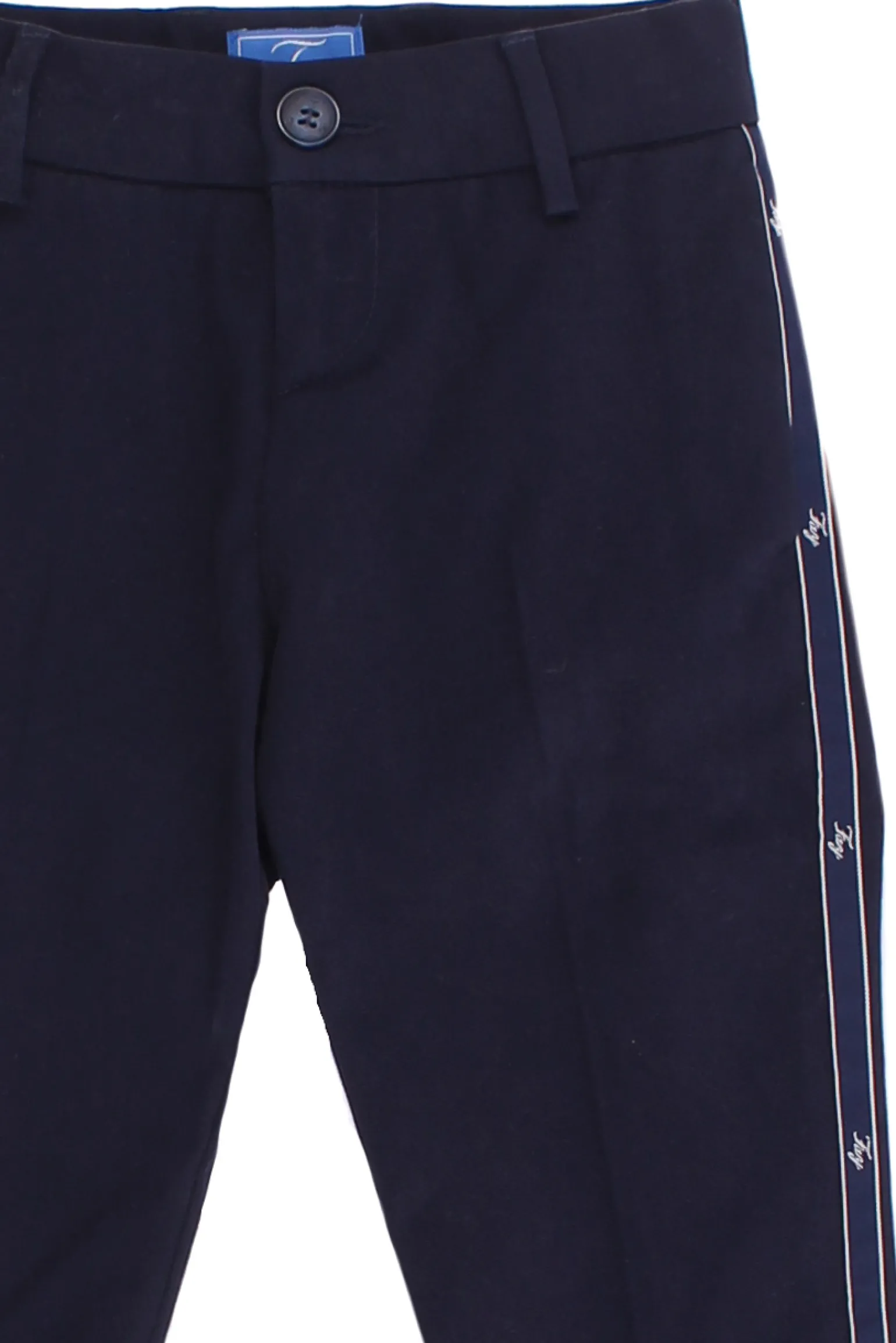 Pantalone con banda logata
