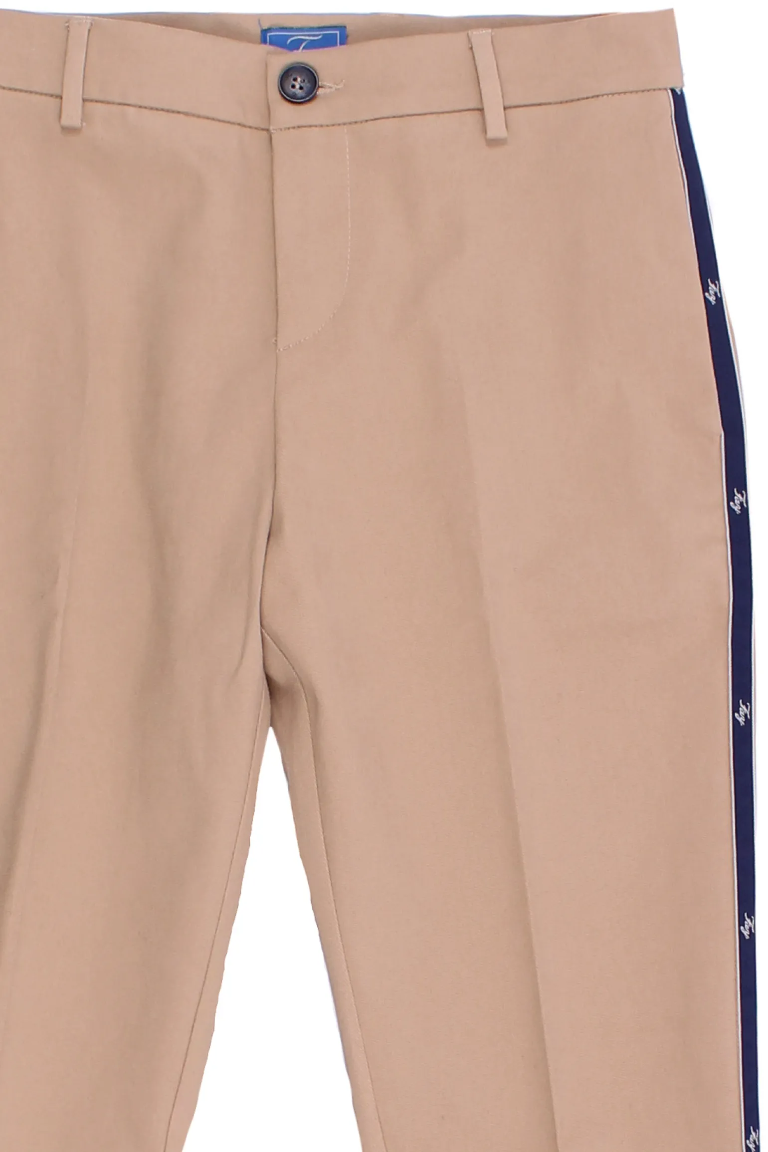 pantalone con banda logata