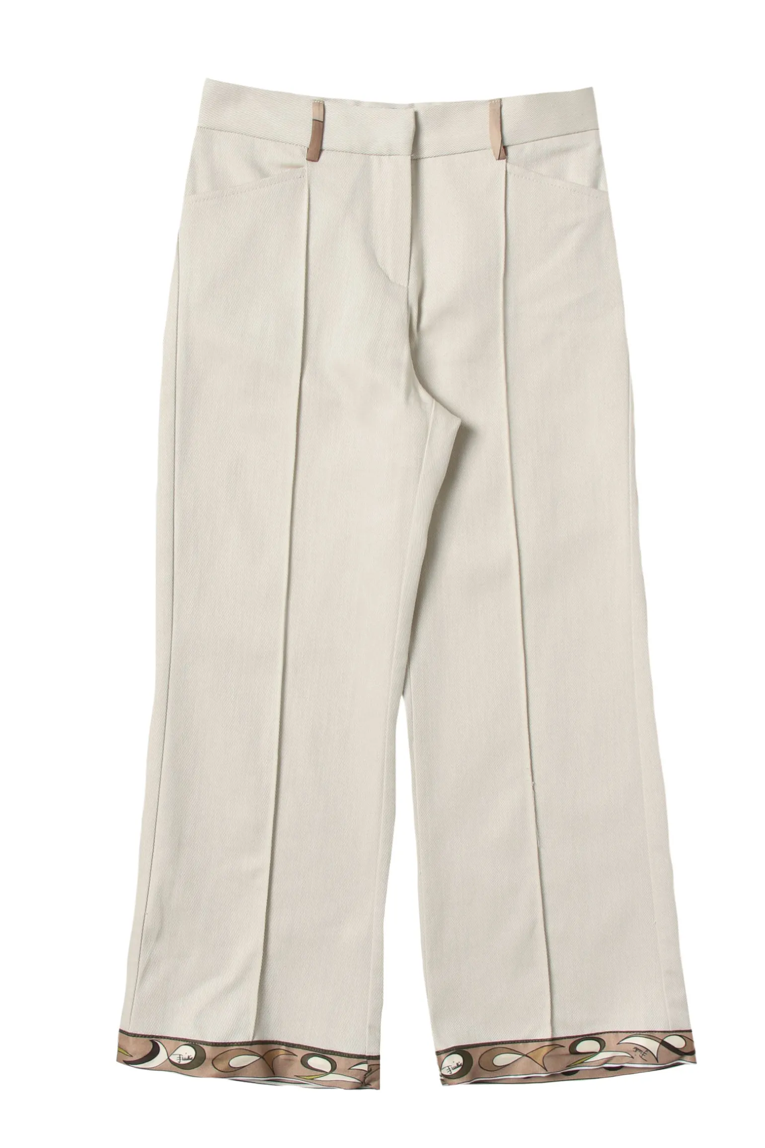 Pantalone con profili in contrasto