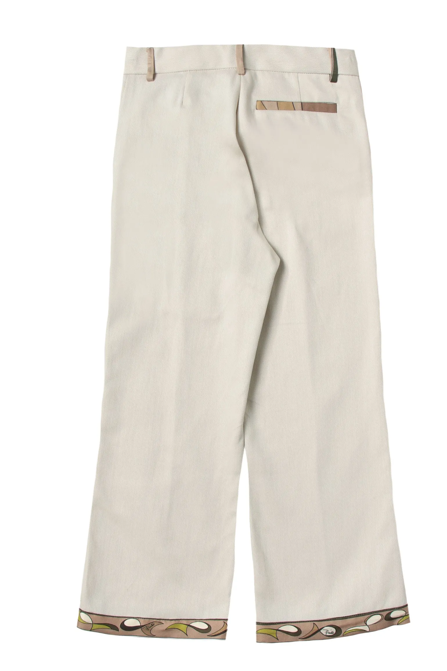 Pantalone con profili in contrasto