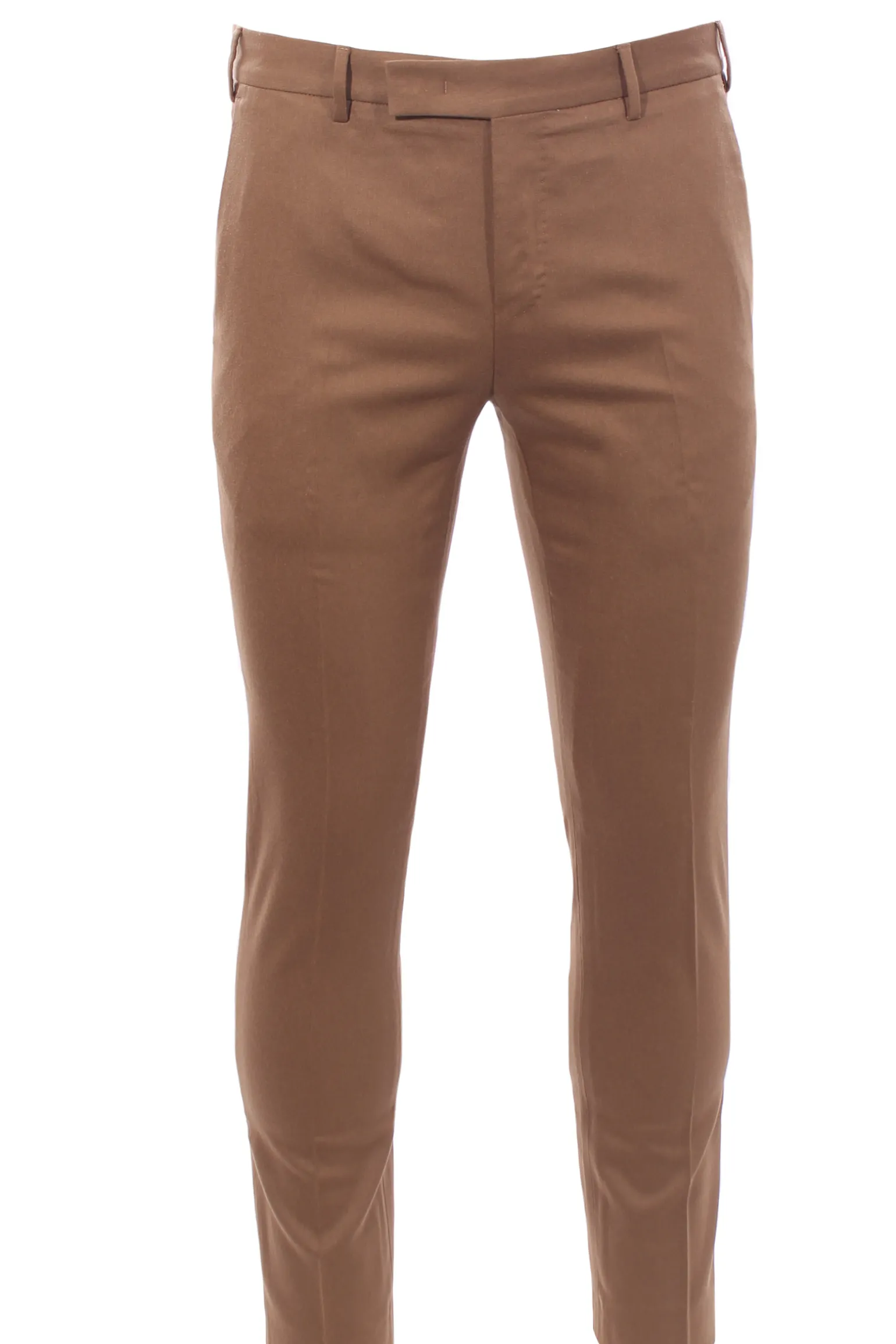 pantalone dieci f.f. in flanella stretch super 120's