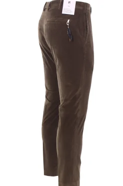 pantalone dieci f.f. in velluto 1000 righe super soft
