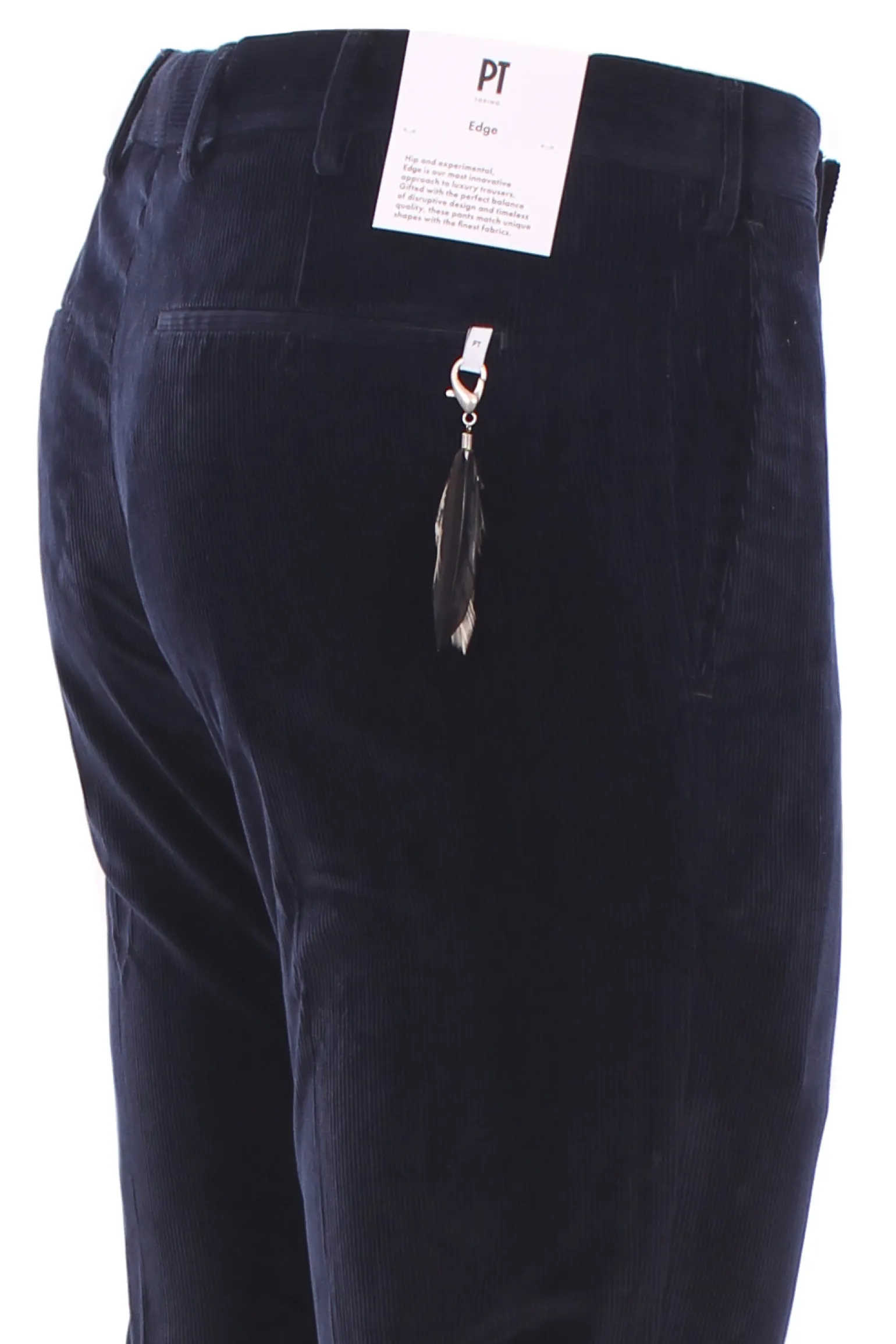 pantalone dieci f.f. in velluto 1000 righe super soft