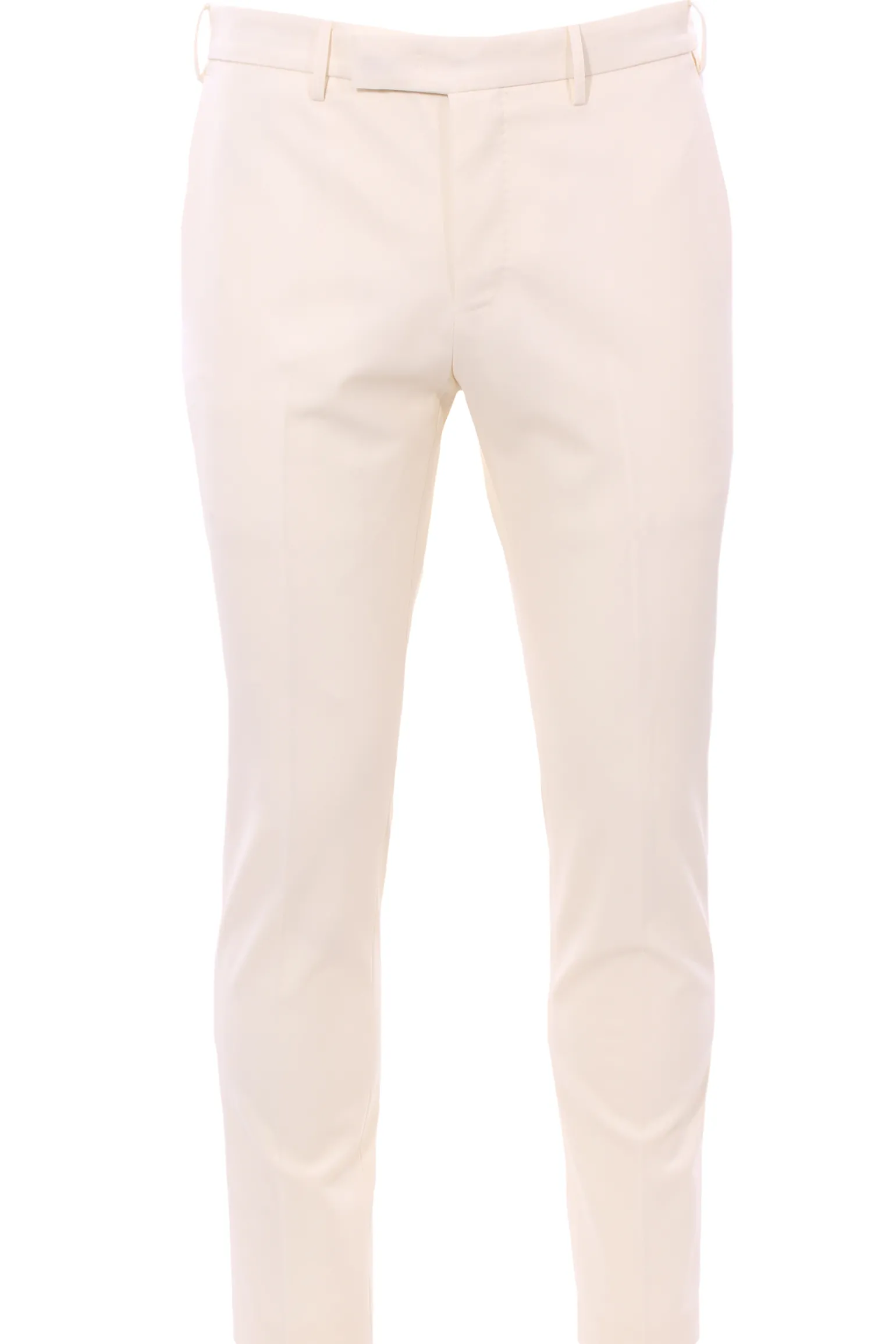pantalone dieci in tela di lana stretch