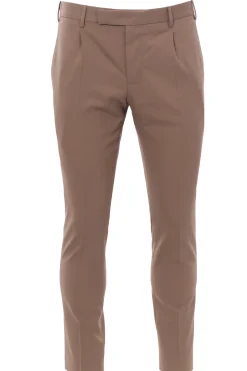 pantalone dieci 1p in tela di lana stretch