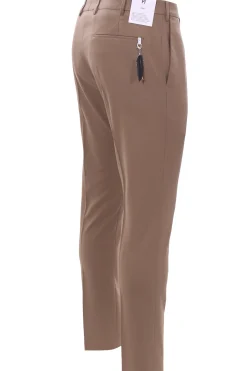 pantalone dieci 1p in tela di lana stretch