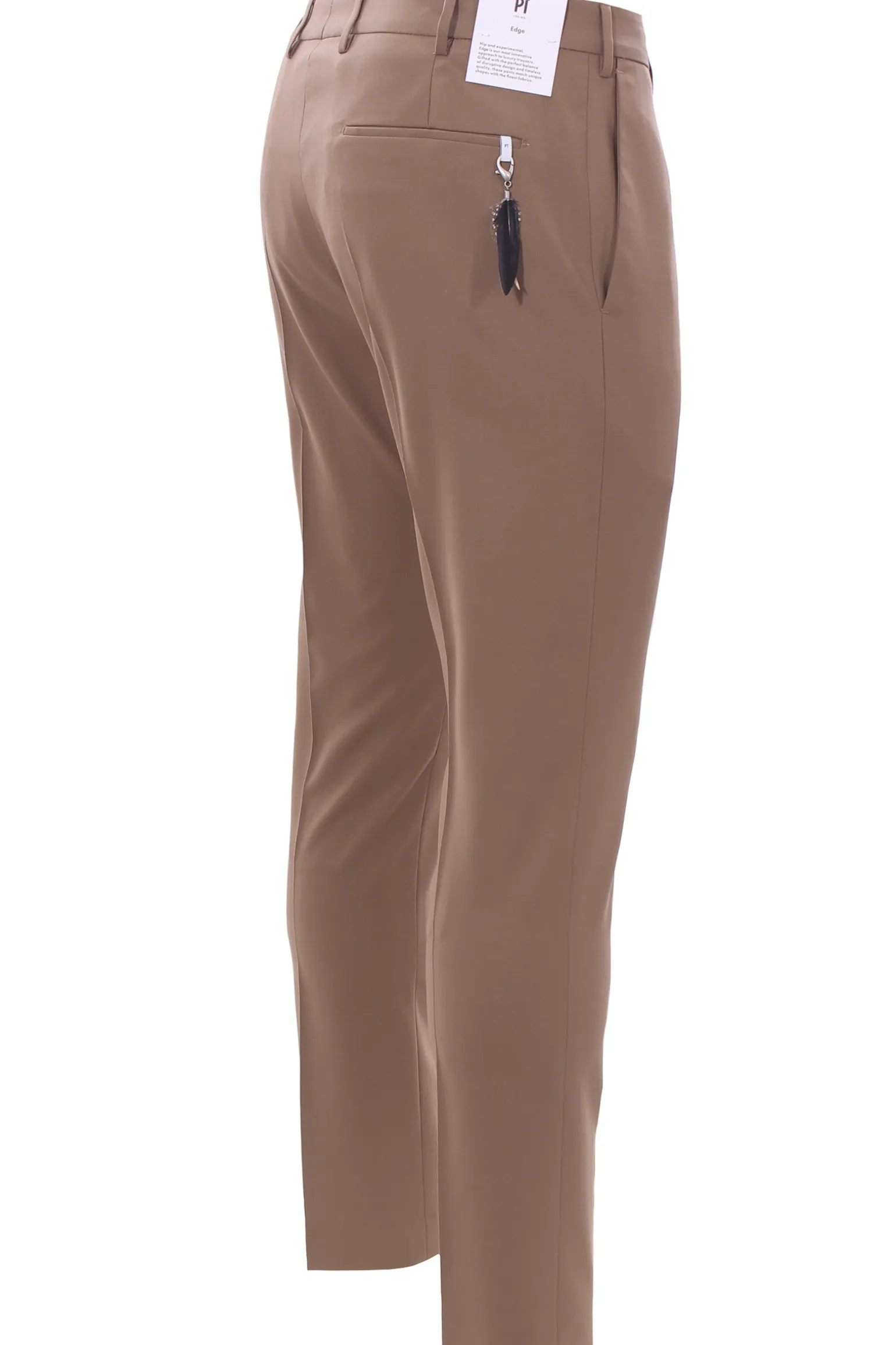 pantalone dieci 1p in tela di lana stretch
