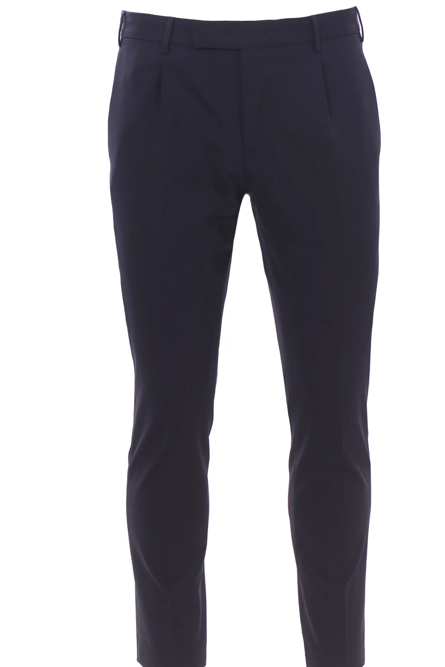 pantalone dieci 1p in tela di lana stretch