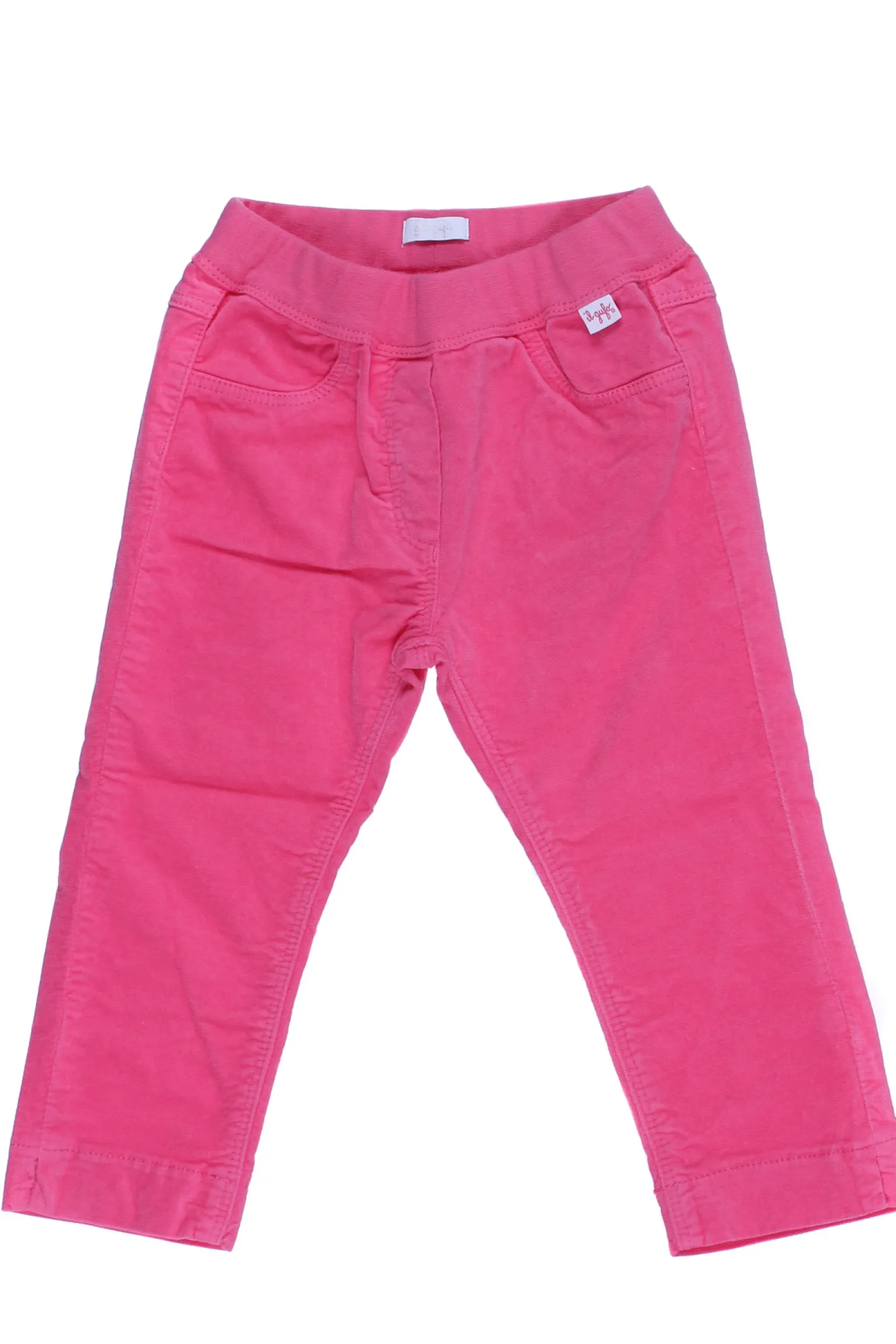 Pantalone di velluto liscio
