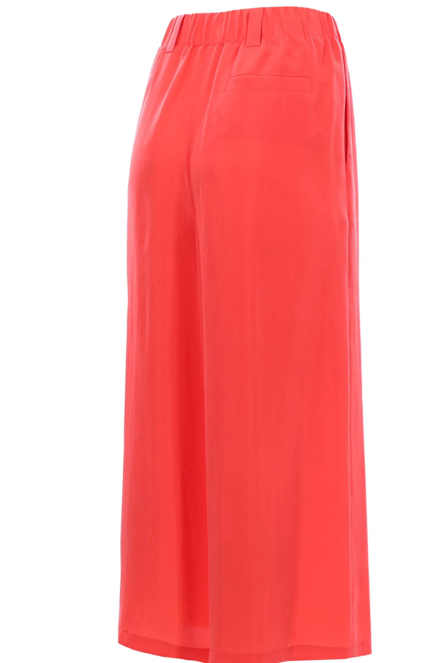Pantalone gamba larga in seta