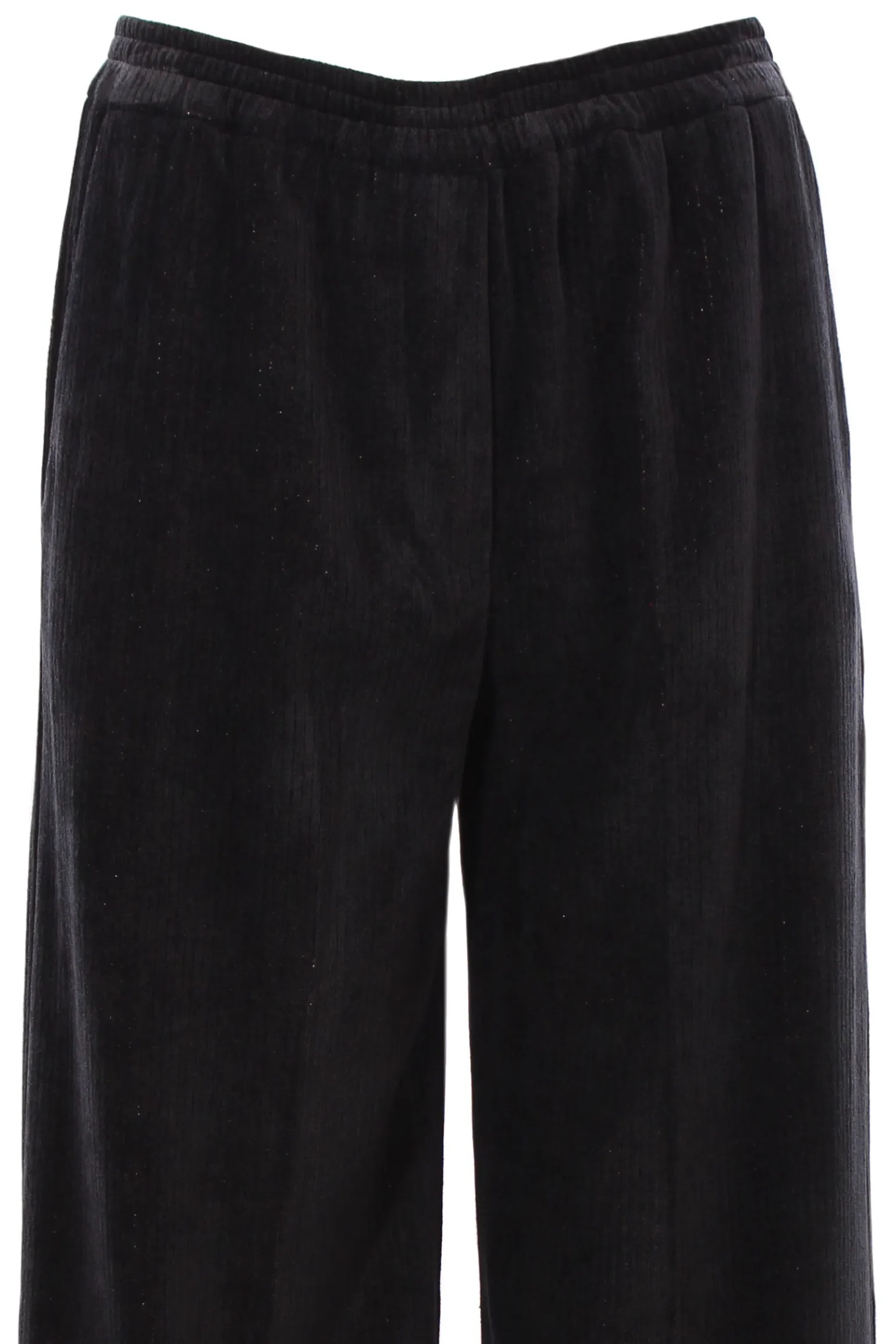 Pantalone gamba larga in velluto a coste