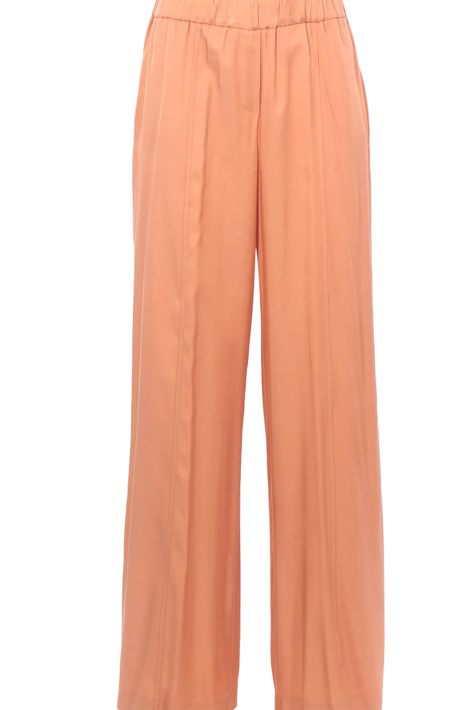 Pantalone gamba larga in viscosa