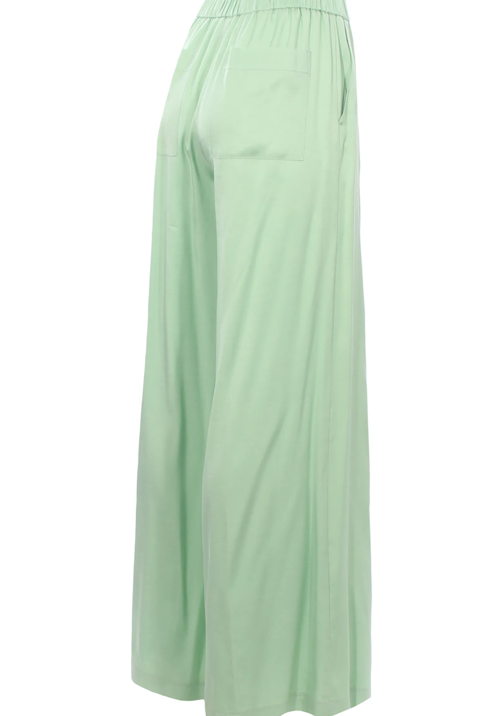 Pantalone gamba larga in viscosa