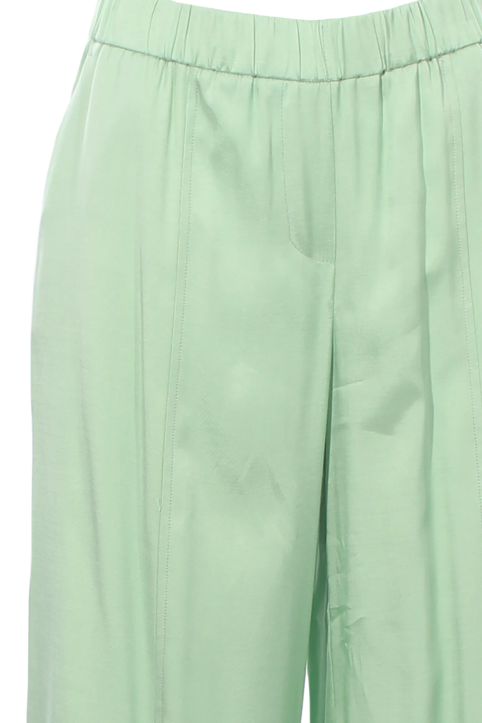 Pantalone gamba larga in viscosa