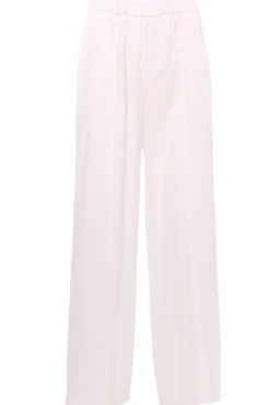 Pantalone gamba larga in viscosa