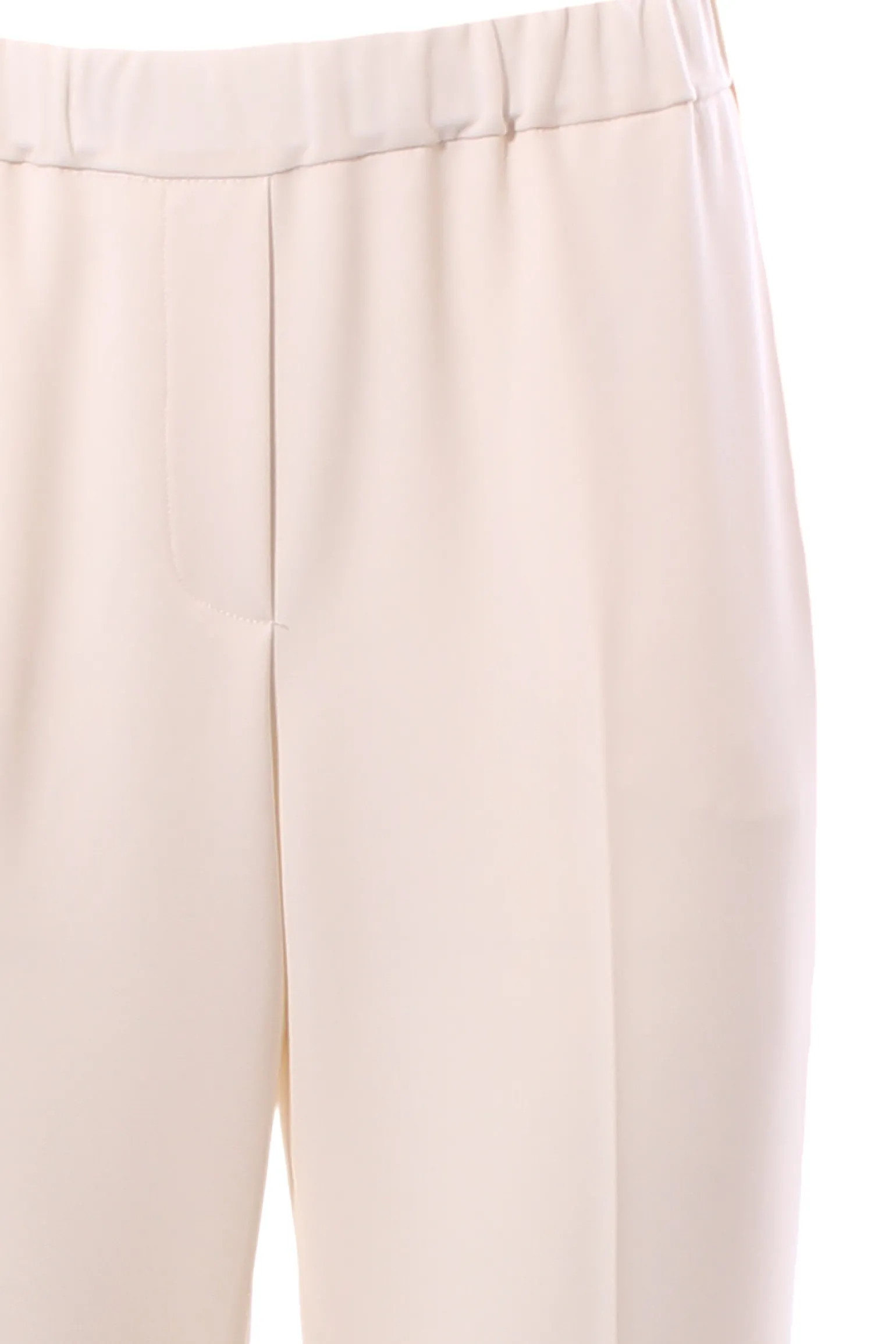 Pantalone gamba stretta con risvolto
