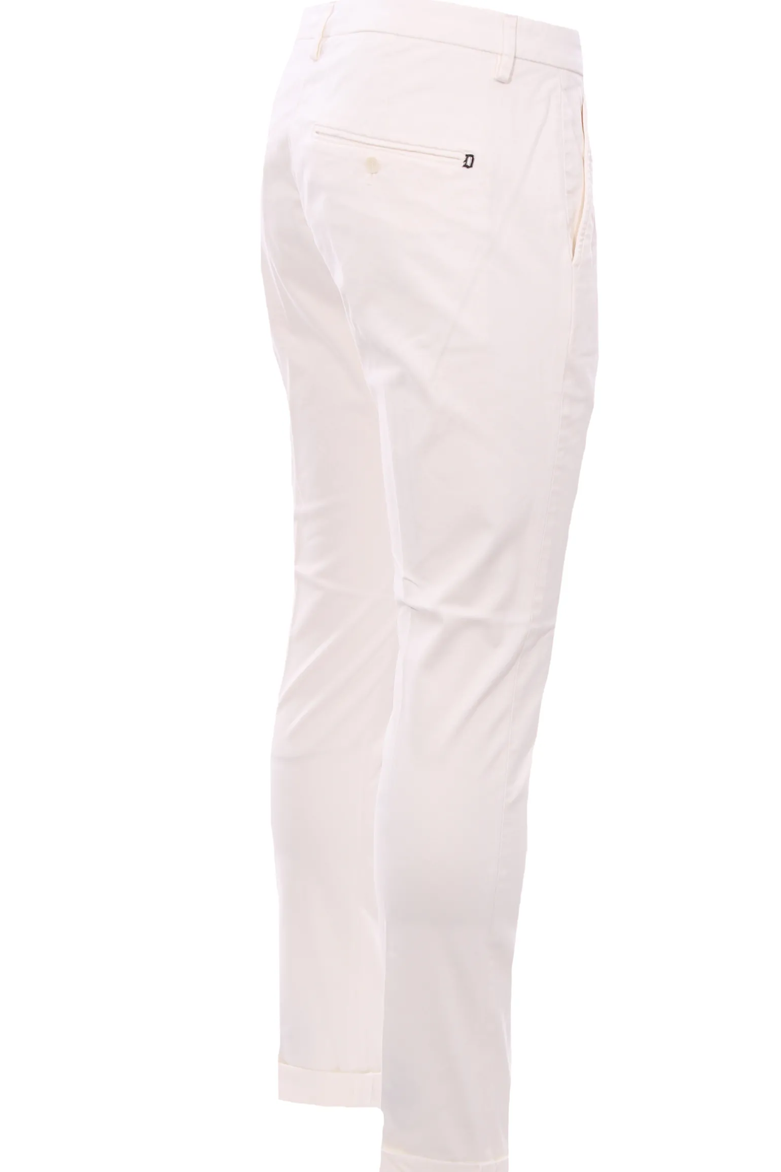 Pantalone gaubert in cotone stretch