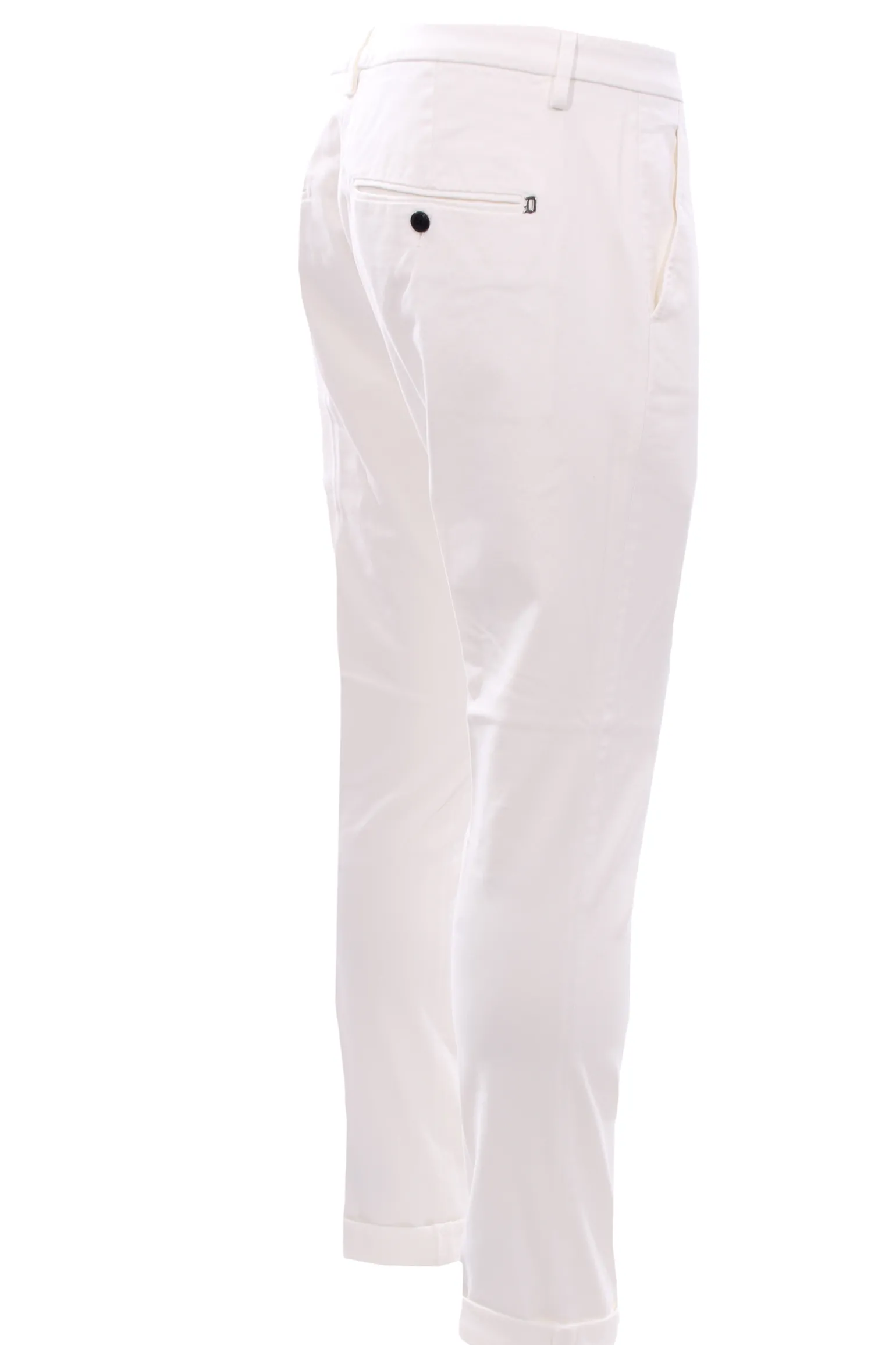 Pantalone gaubert in cotone stretch