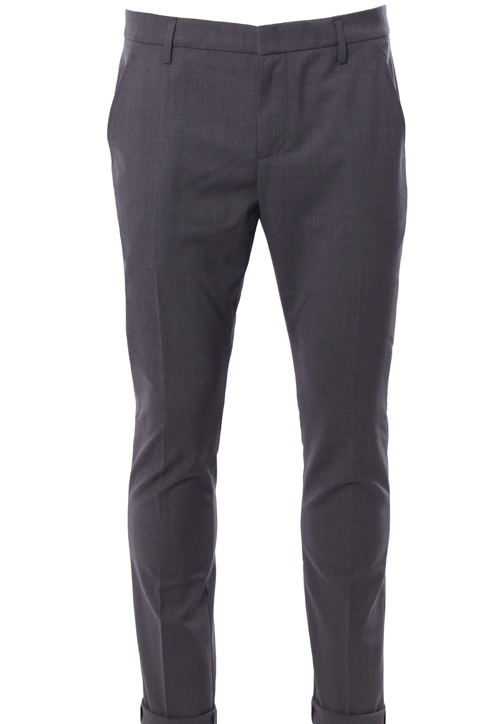 pantalone gaubert in tela di lana stretch