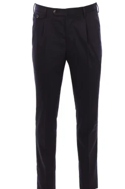 Pantalone gent 1p in flanella stretch super 120's