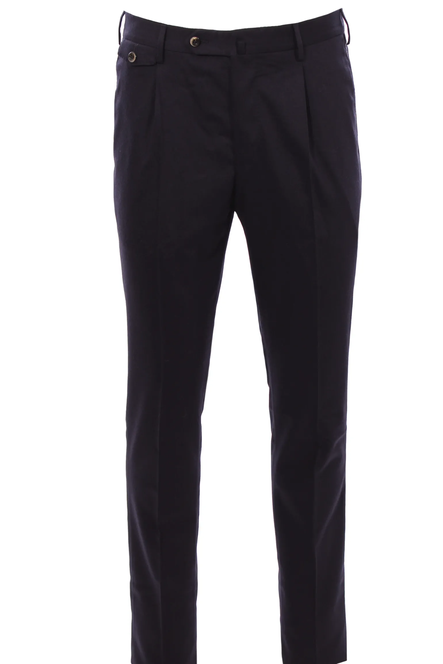 Pantalone gent 1p in flanella stretch super 120's