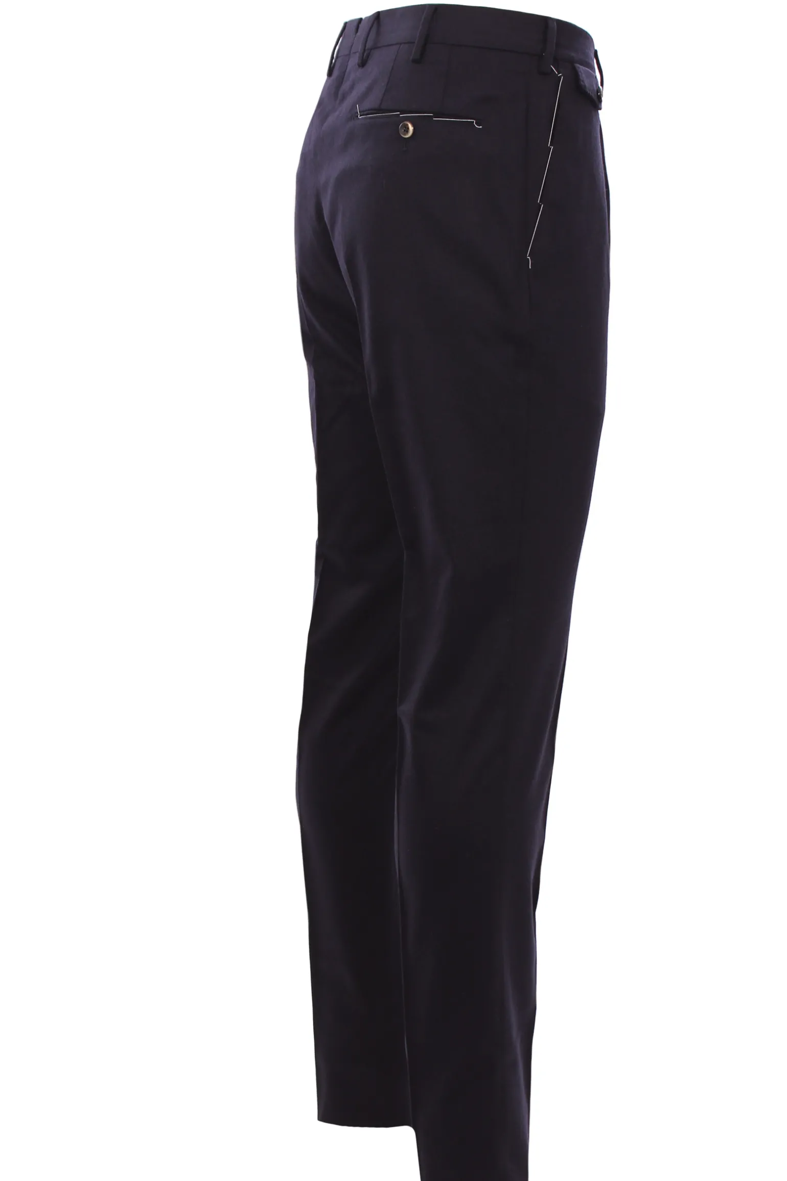 Pantalone gent 1p in flanella stretch super 120's