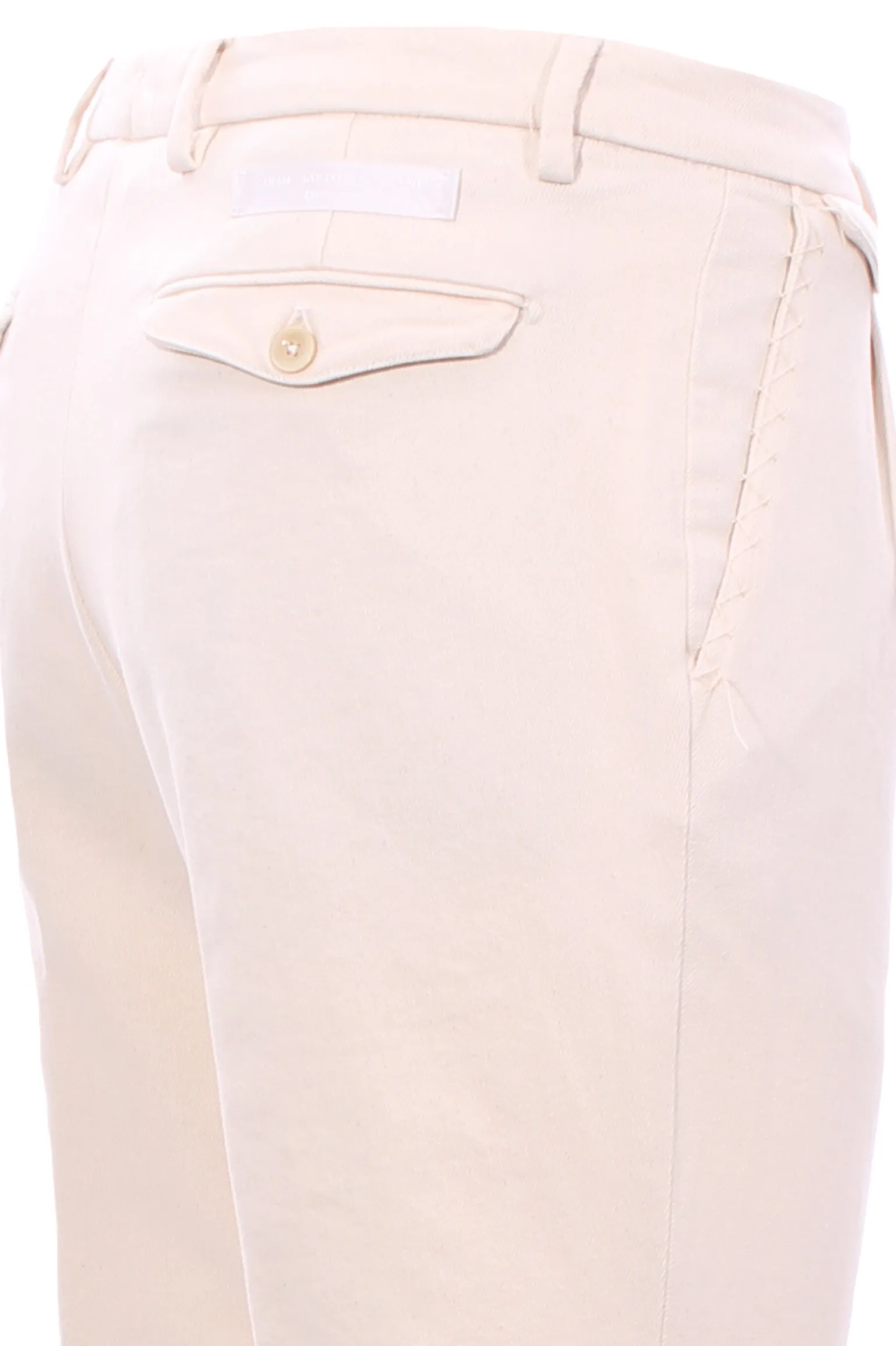 pantalone in bull di cotone stretch