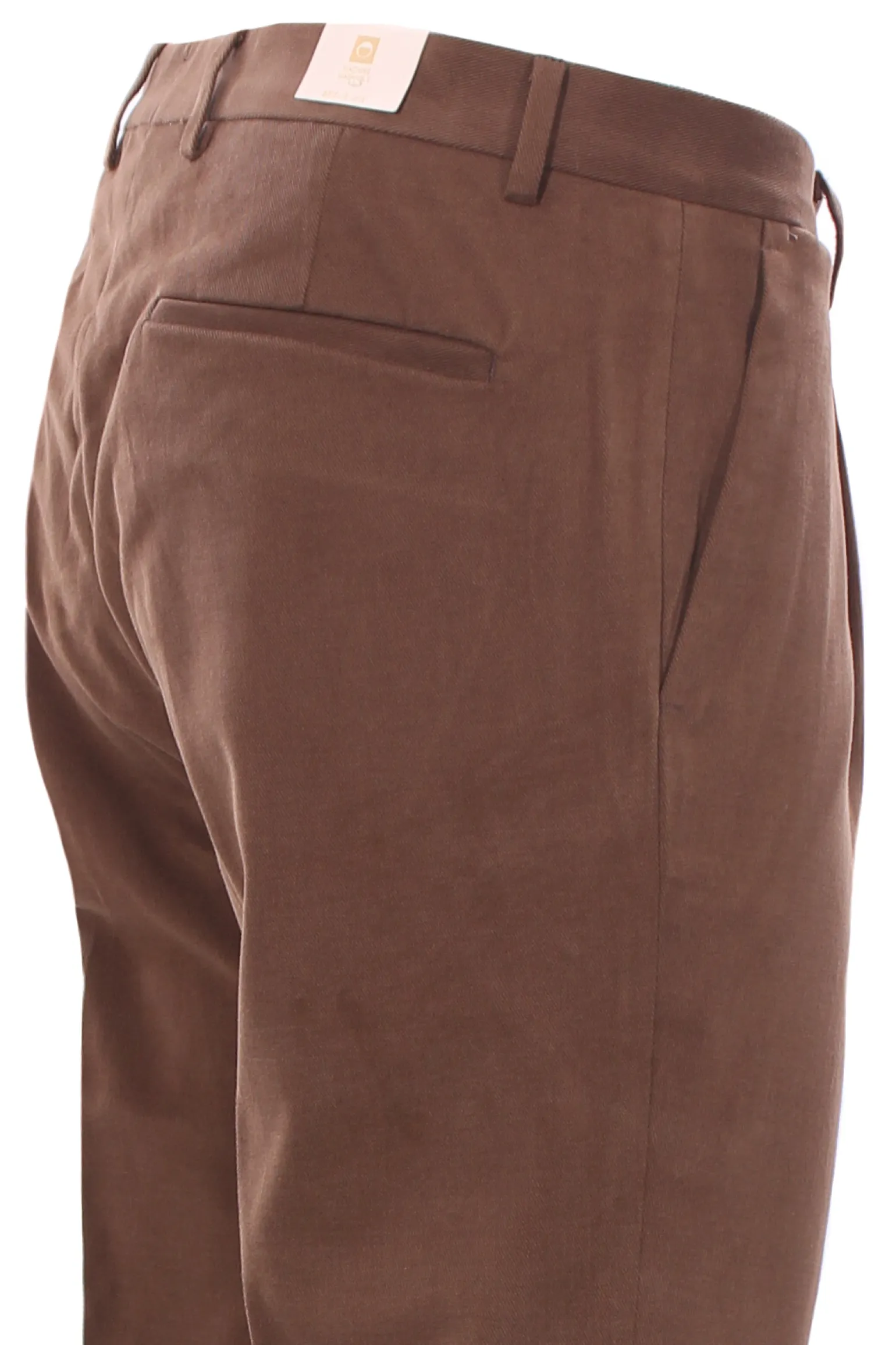 pantalone in cotone fustagnato