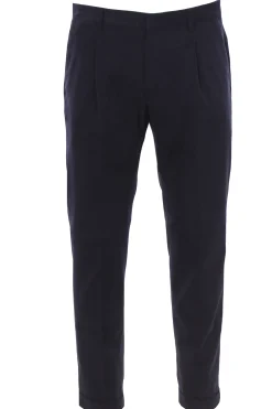 pantalone in cotone fustagnato