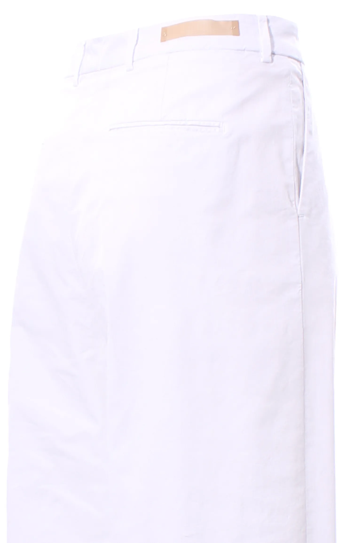 Pantalone in cotone vita alta