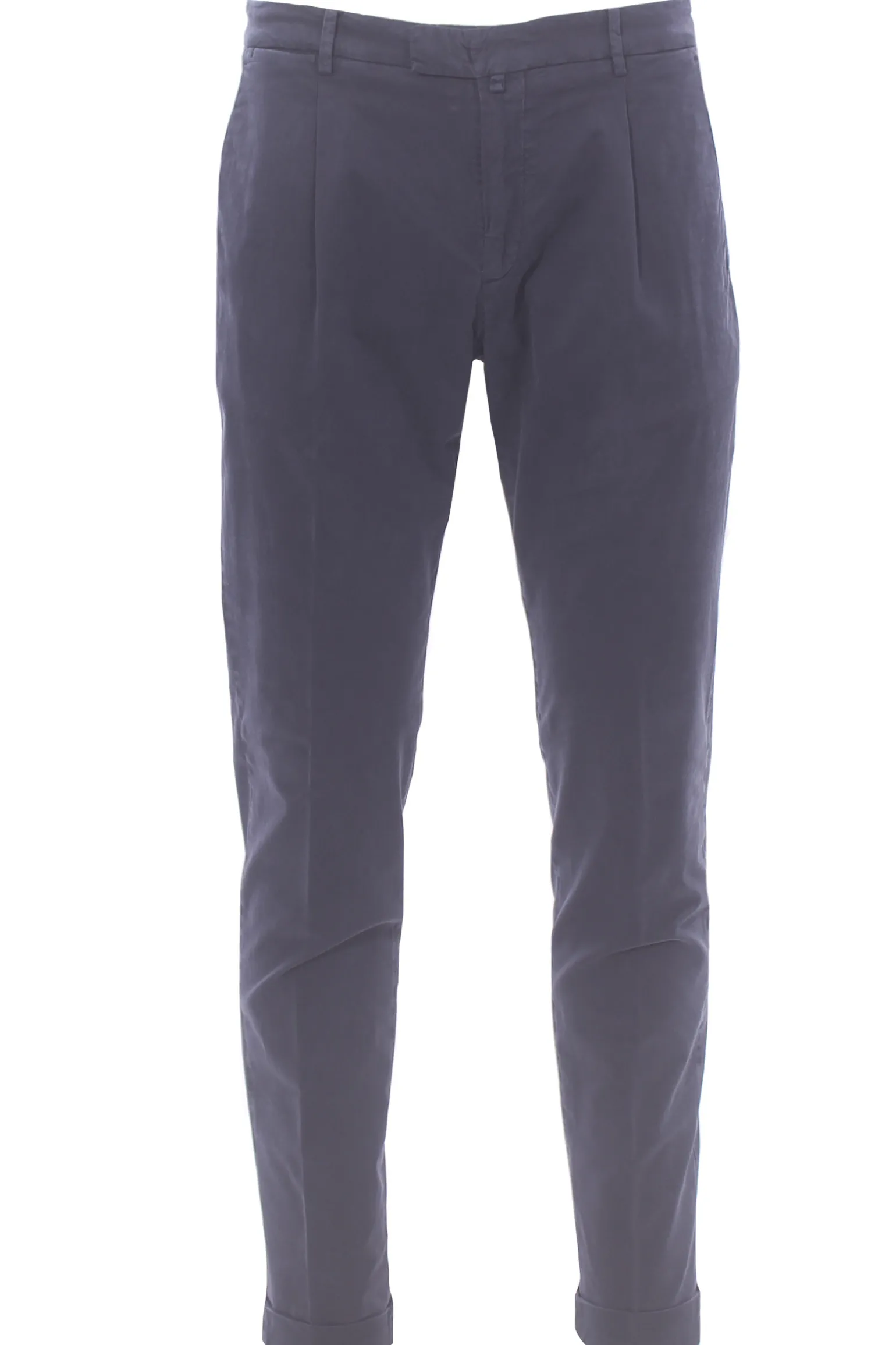 pantalone in tencel e cotone stretch