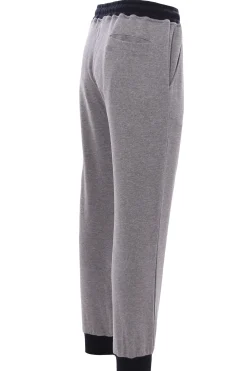 Pantalone jogger con contrasti