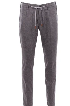 Pantalone jogger in lana e cashmere