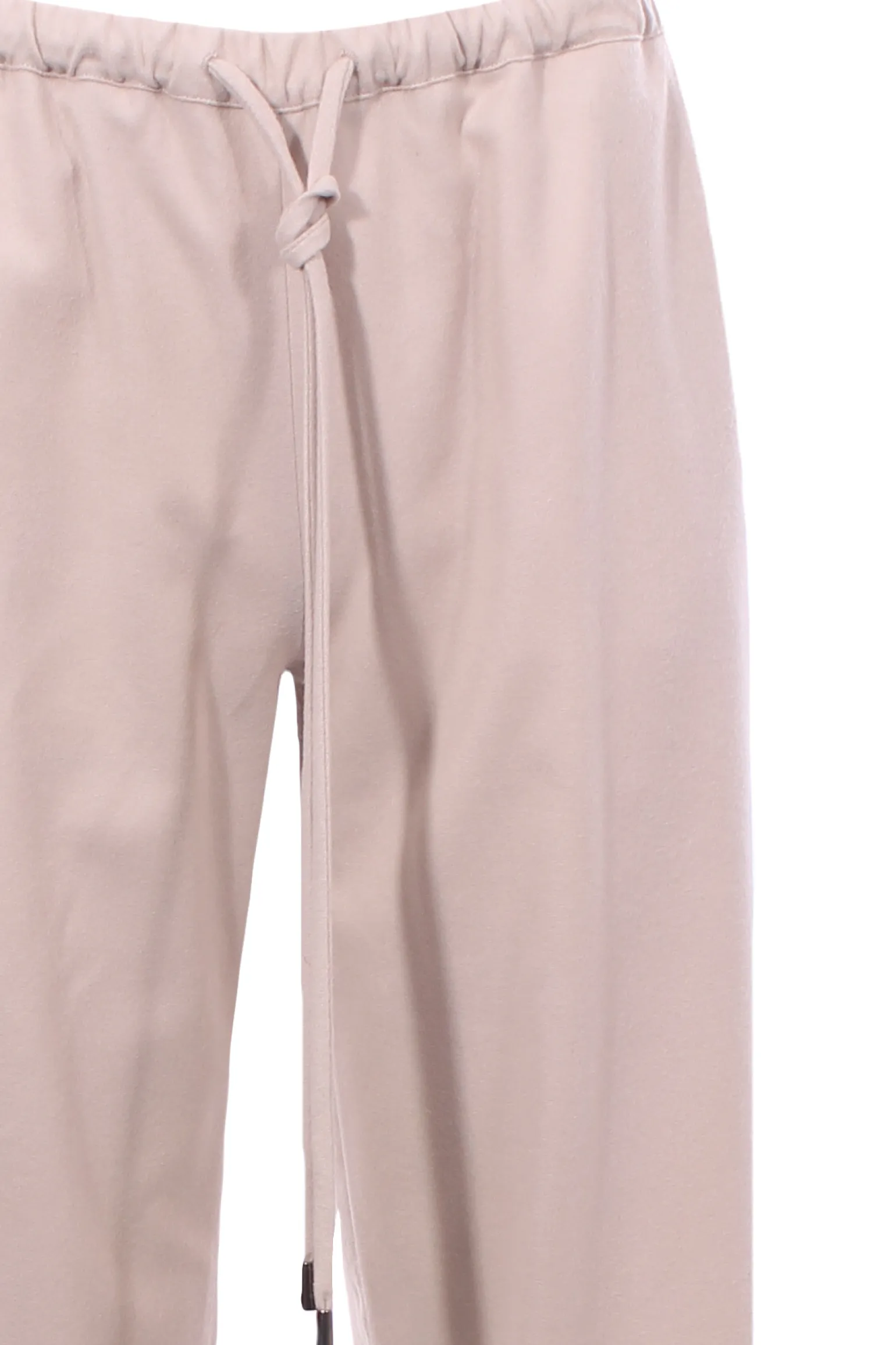 Pantalone jogging con coulisse in lana e cashmere