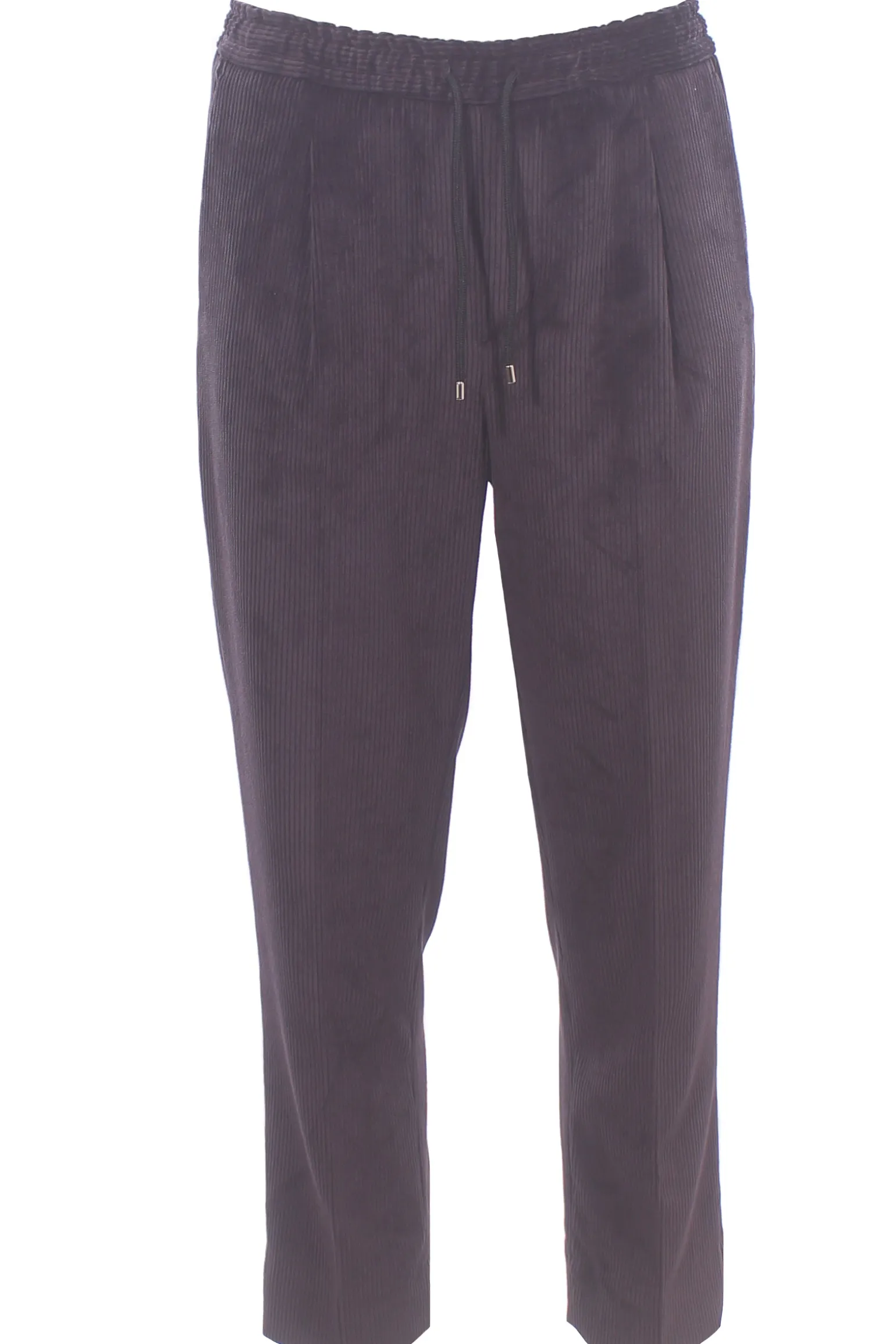Pantalone jogging in velluto millerighe