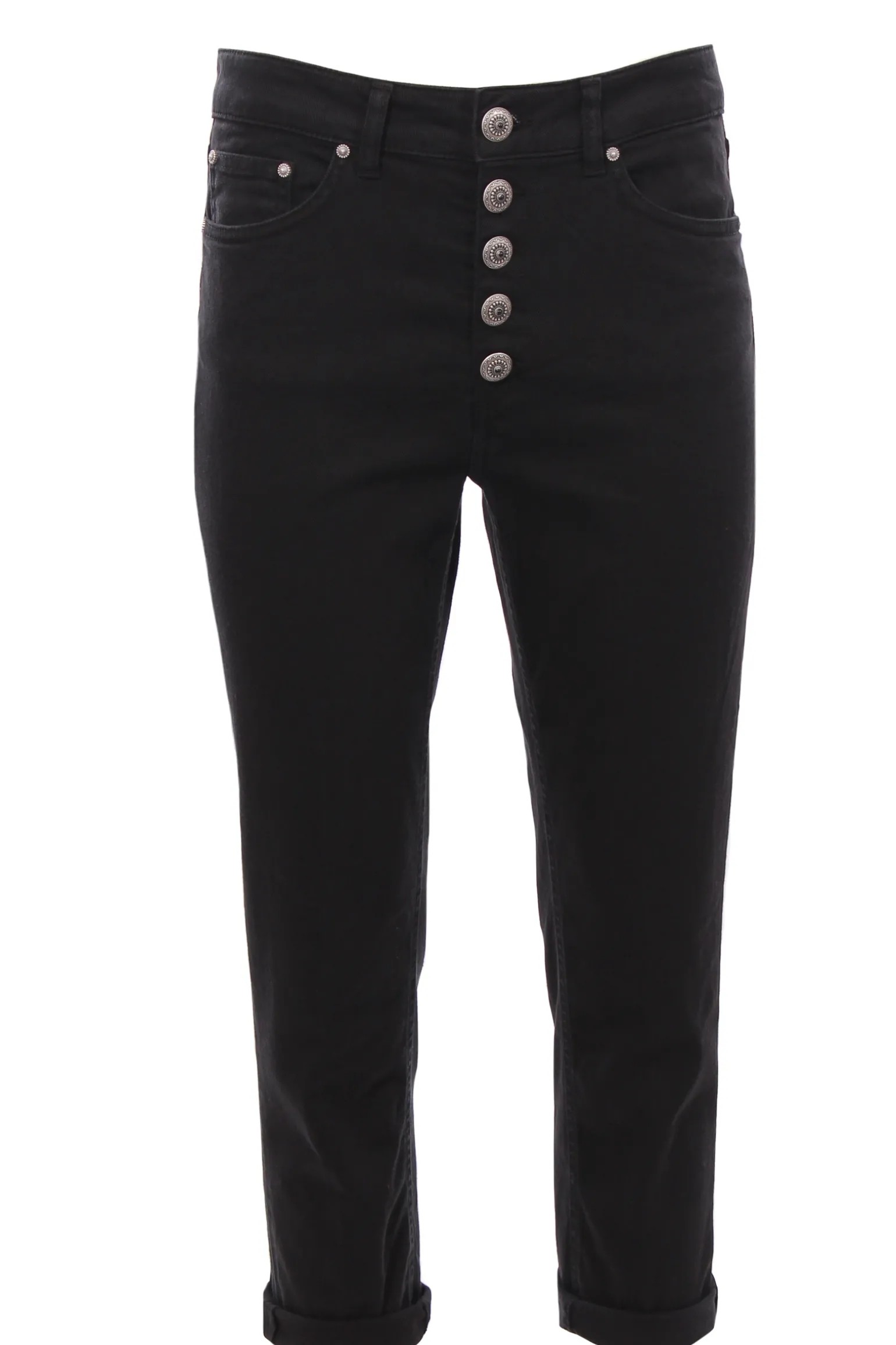 Pantalone koons gioiello in denim di cotone