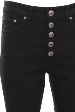 Pantalone koons gioiello in denim di cotone