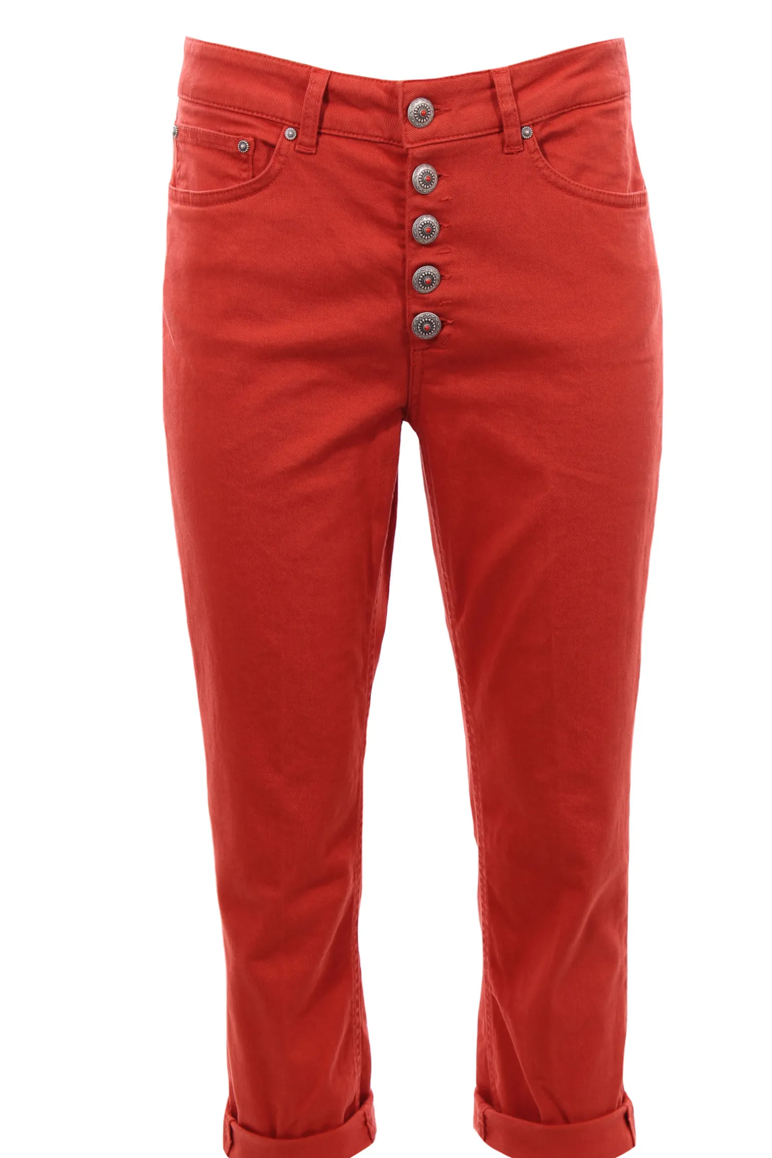 Pantalone koons gioiello in denim di cotone