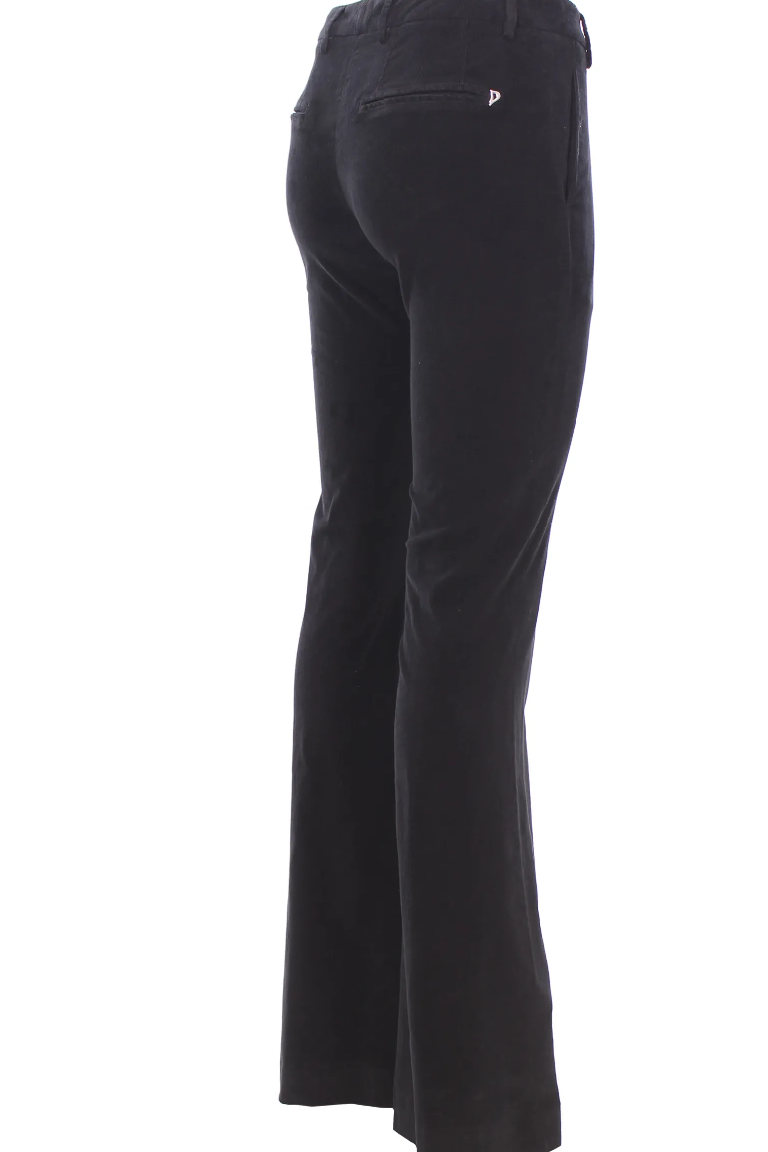 Pantalone lexi zampa in velluto millerighe