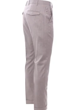 pantalone master f.f. in flanella light stretch
